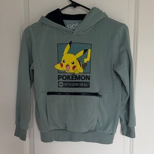 Pokemon Kids Hoodie - Green